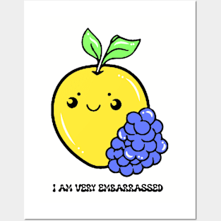 Lemon cute Posters and Art